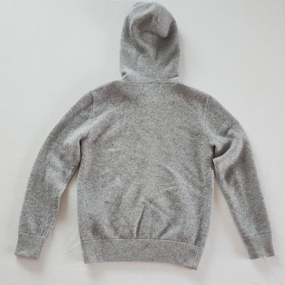 RALPH LAUREN POLO CASHMERE FZ HOODIE KIDS GREY - Picture 6 of 10